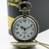 Antique Bronze Gun Skull DEFENDING LIBERTY SINCE 1791 2nd AMENDMENT MILITARY Quartz Necklace Pocket Watch Pendant Gifts for Men