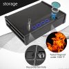 Gun Safe for Handguns Biometric Gun Safe for Pistols; 3 Ways to unlock; Fingerprint Gun Safe with Keys and Key Pad; Anti-Pry Mountable Safety Home Bed