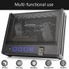 Gun Safe for Handguns Biometric Gun Safe for Pistols; 3 Ways to unlock; Fingerprint Gun Safe with Keys and Key Pad; Anti-Pry Mountable Safety Home Bed