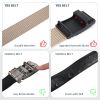 Hefujufang Nylon Ratchet Belt Golf Belt Cobra Buckle for Men/Women Web Belt with Automatic Slide Buckle,Valentines day giftâ€šÃ„Â¶