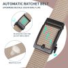 Hefujufang Nylon Ratchet Belt Golf Belt Cobra Buckle for Men/Women Web Belt with Automatic Slide Buckle,Valentines day giftâ€šÃ„Â¶